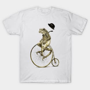 The Penny Farthing Frog T-Shirt